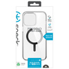 Speck Presidio Perfect-Clear MagSafe - iPhone 15 Pro Max Fall (Klar / Chrom-Finish / Serene Silber)