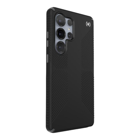 Speck Presidio2 Grip - Samsung Galaxy S25 Ultra tok (fekete/lemezszürke/fehér)