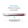 Speck Presidio Perfect-Clear + Ombre - iPhone 14 Pro Case with MICROBAN Coating (Clear / Vintage Rose Fade)